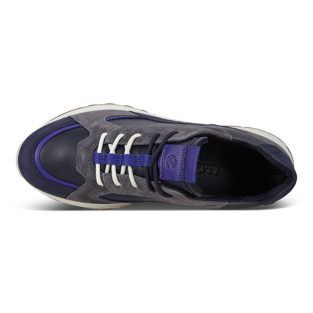 Womens Sneakers - ECCO St.1 - Dark Grey/Navy - 4570OAJXT